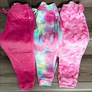 btween Pink and Multicolor Joggers Set